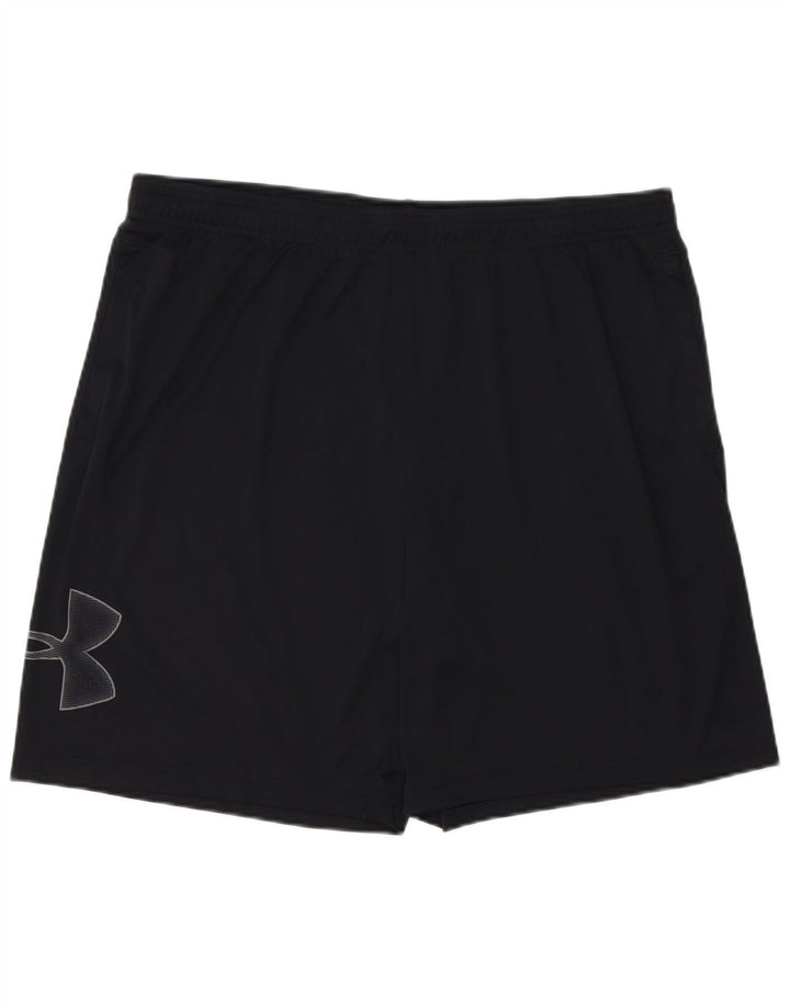Under Armour Pantalones cortos deportivos gráficos para hombre 2XL Poliéster negro