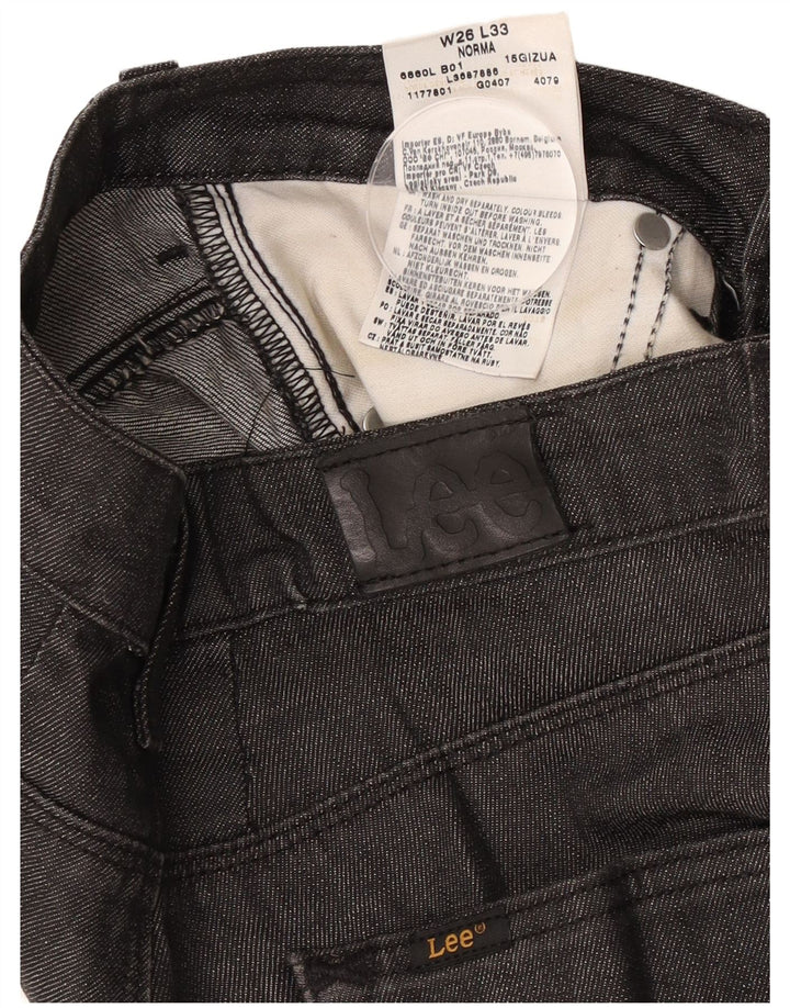 Vaqueros Lee Norma Slim para mujer W26 L27 Algodón negro