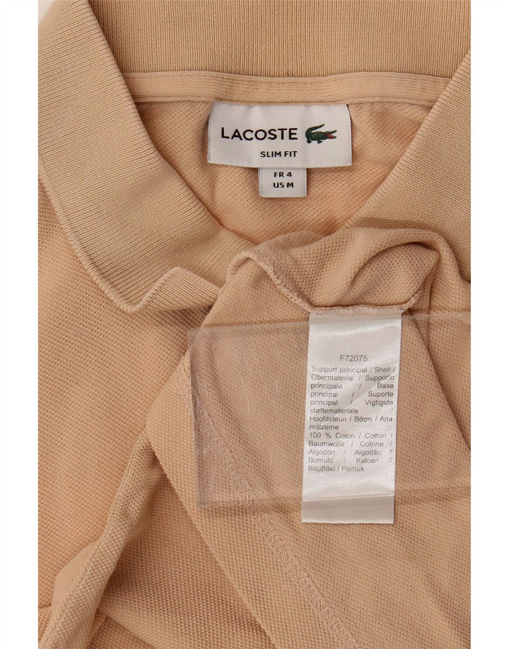 Lacoste Polo Slim Fit para Hombre Talla 4 Algodón Beige Medio