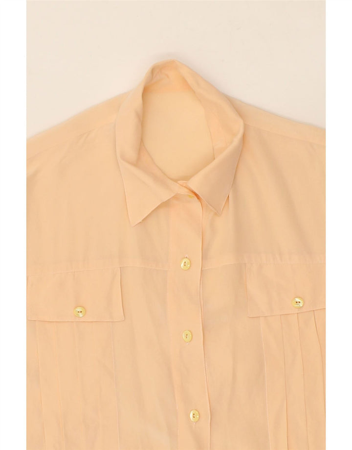 VINTAGE Womens Shirt Blouse UK 16 Large Pink Vintage Vintage and Second-Hand Vintage from Messina Hembry 