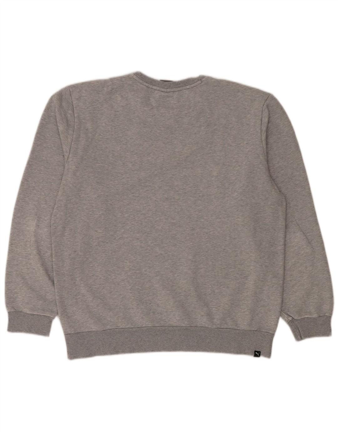 Puma Sudadera Jumper para hombre de algodón moteado gris grande