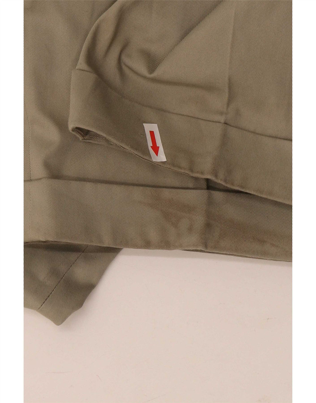 Marks & Spencer Pantalón chino con pinzas para hombre W34 L29 Poliéster gris