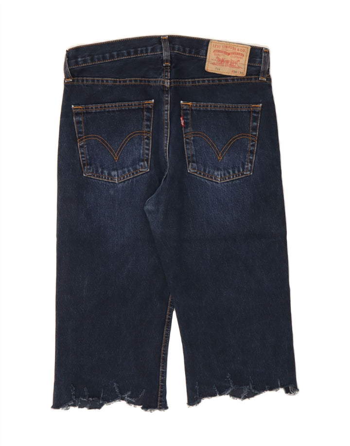 LEVI'S Mens 751 Denim Shorts W30 Medium Navy Blue Cotton Vintage Levi's and Second-Hand Levi's from Messina Hembry 
