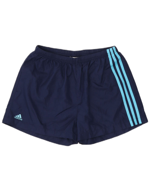 Adidas Mens Sport Shorts Medium Navy Blue Polyester