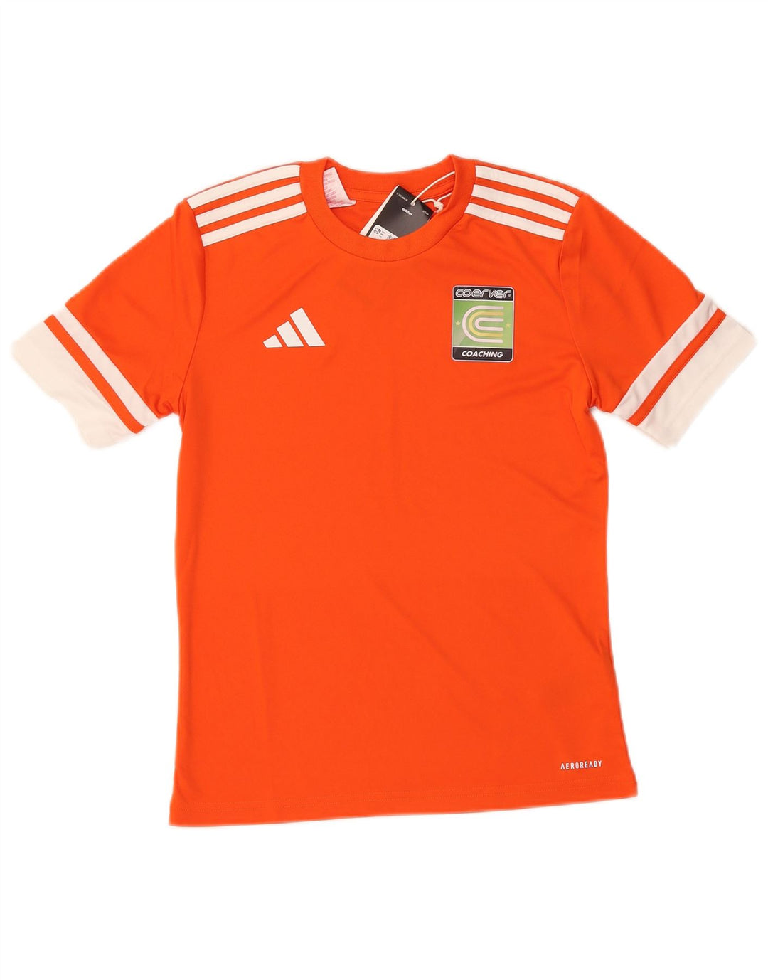 ADIDAS Camiseta gráfica Aeroready para niños 11-12 años Bloque de color naranja