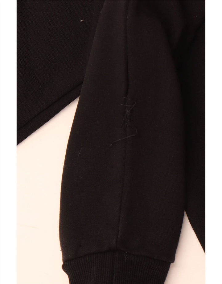 ELLESSE Hombre Sudadera Gráfica Jersey Grande Algodón Negro