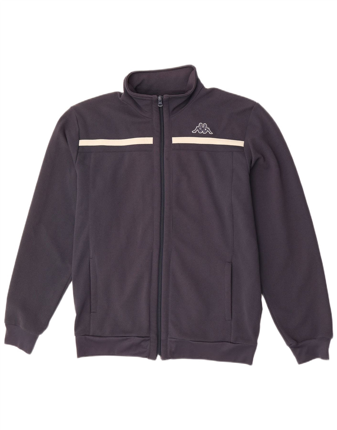 Kappa Hombre Chándal Top Chaqueta XL Azul Marino Poliéster