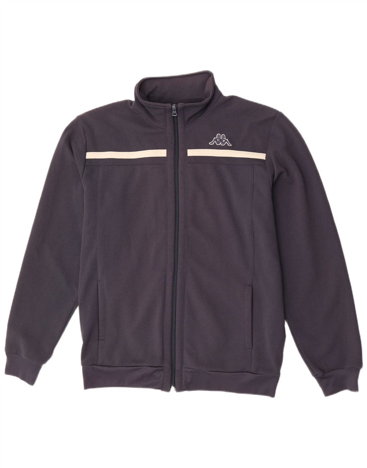 Kappa Hombre Chándal Top Chaqueta XL Azul Marino Poliéster