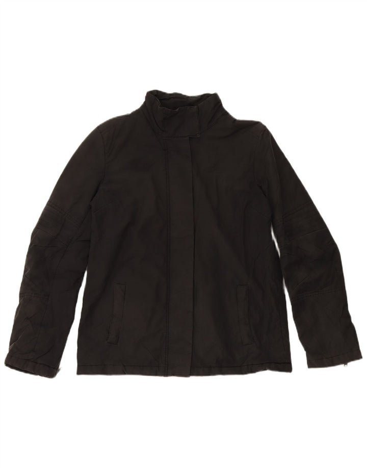 Chaqueta cortavientos de gran tamaño para mujer Jigsaw UK 10 Small Black