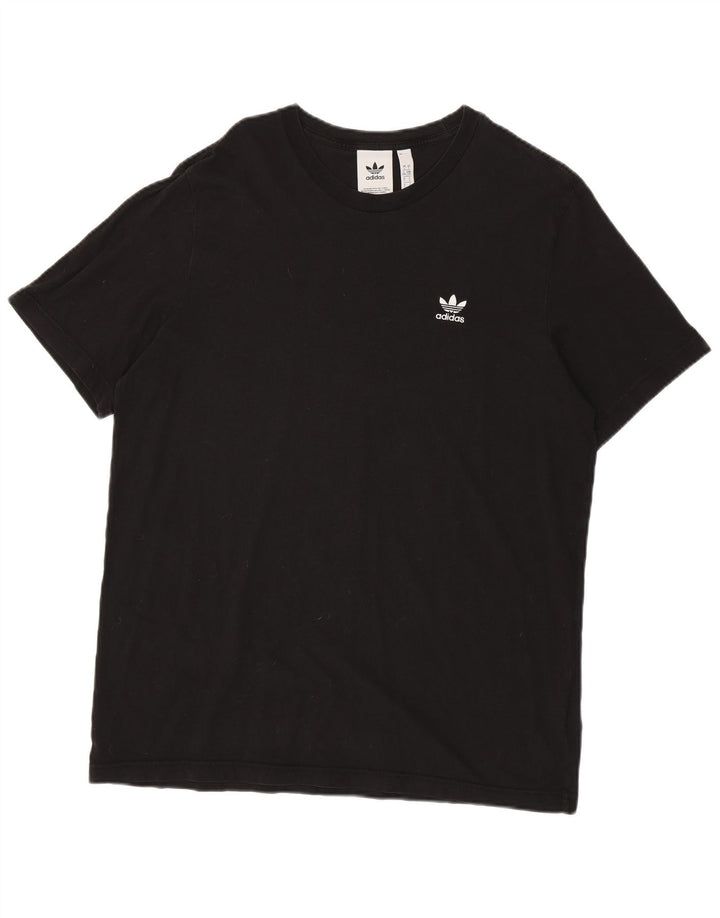 ADIDAS Camiseta Hombre Top Grande Algodón Negro
