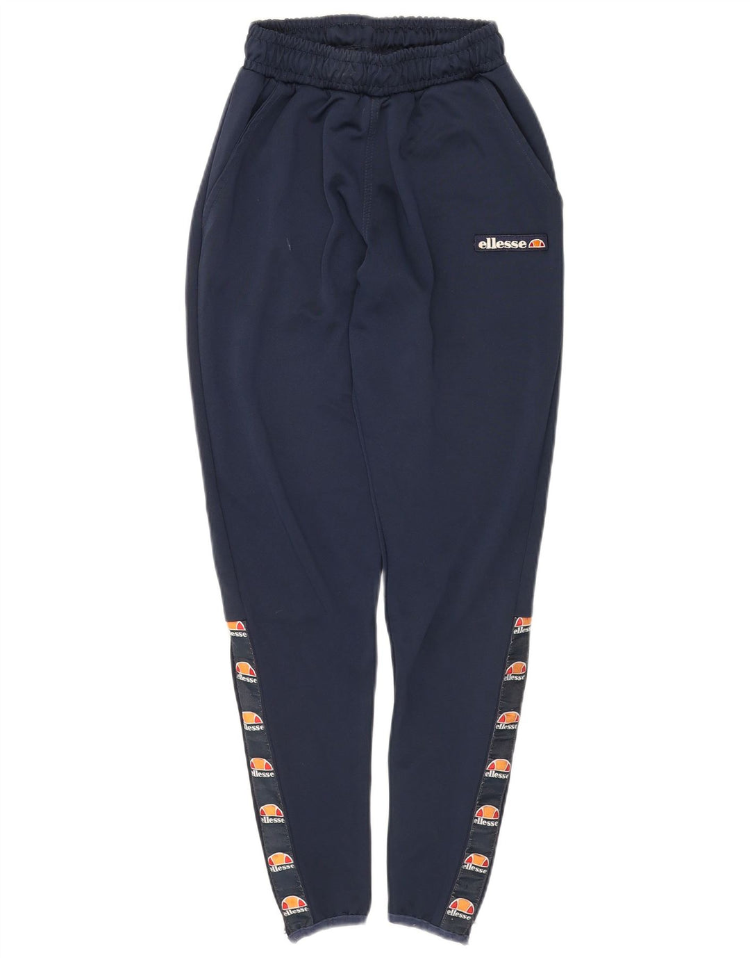 ELLESSE Pantalones de chándal gráficos para mujer UK 6 XS Azul marino Poliéster