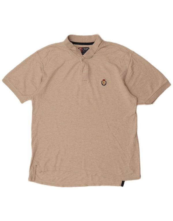 CHAPS RALPH LAUREN Polo para hombre Algodón moteado beige medio