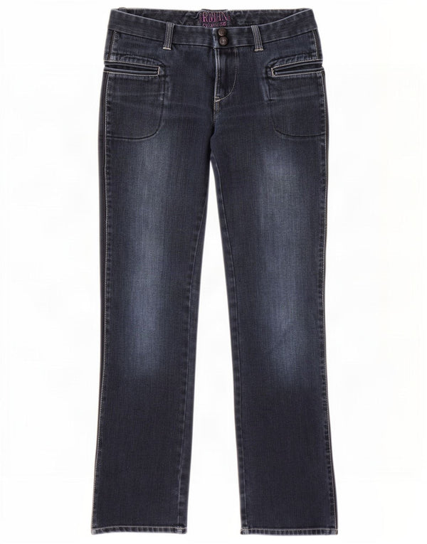 Armani Exchange Jeans Bootcut para Mujer US 6 Medium W28 L32 Azul Marino