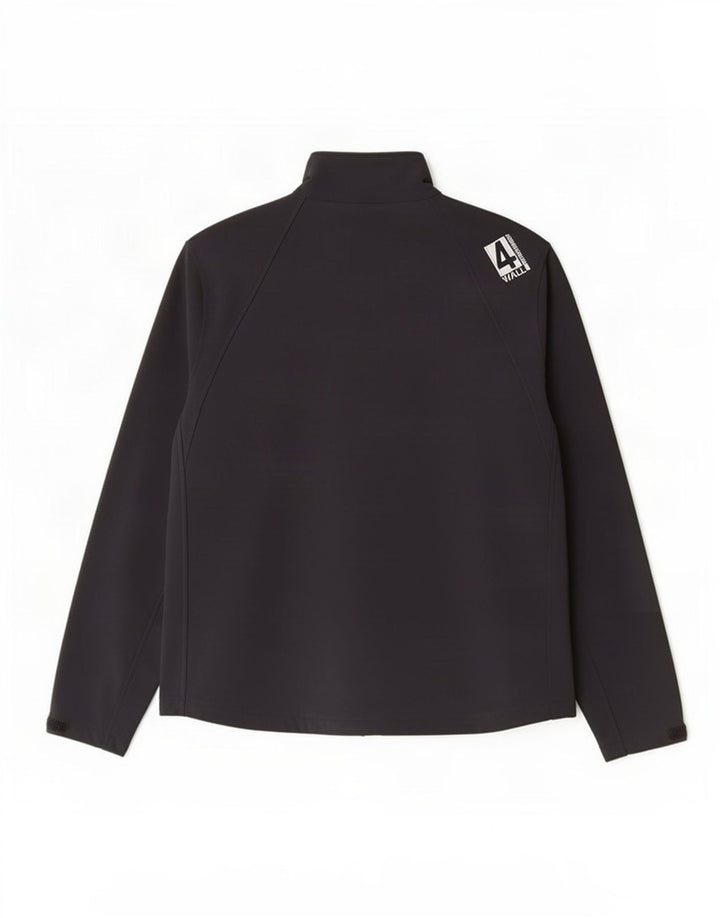 Russell Athletic Chaqueta cortavientos para hombre UK 40 Grande Poliéster negro
