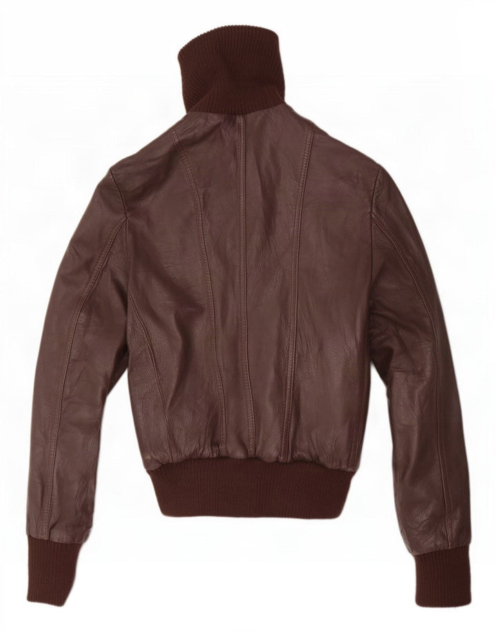 Together Chaqueta de cuero para hombre IT 44 Marrón medio
