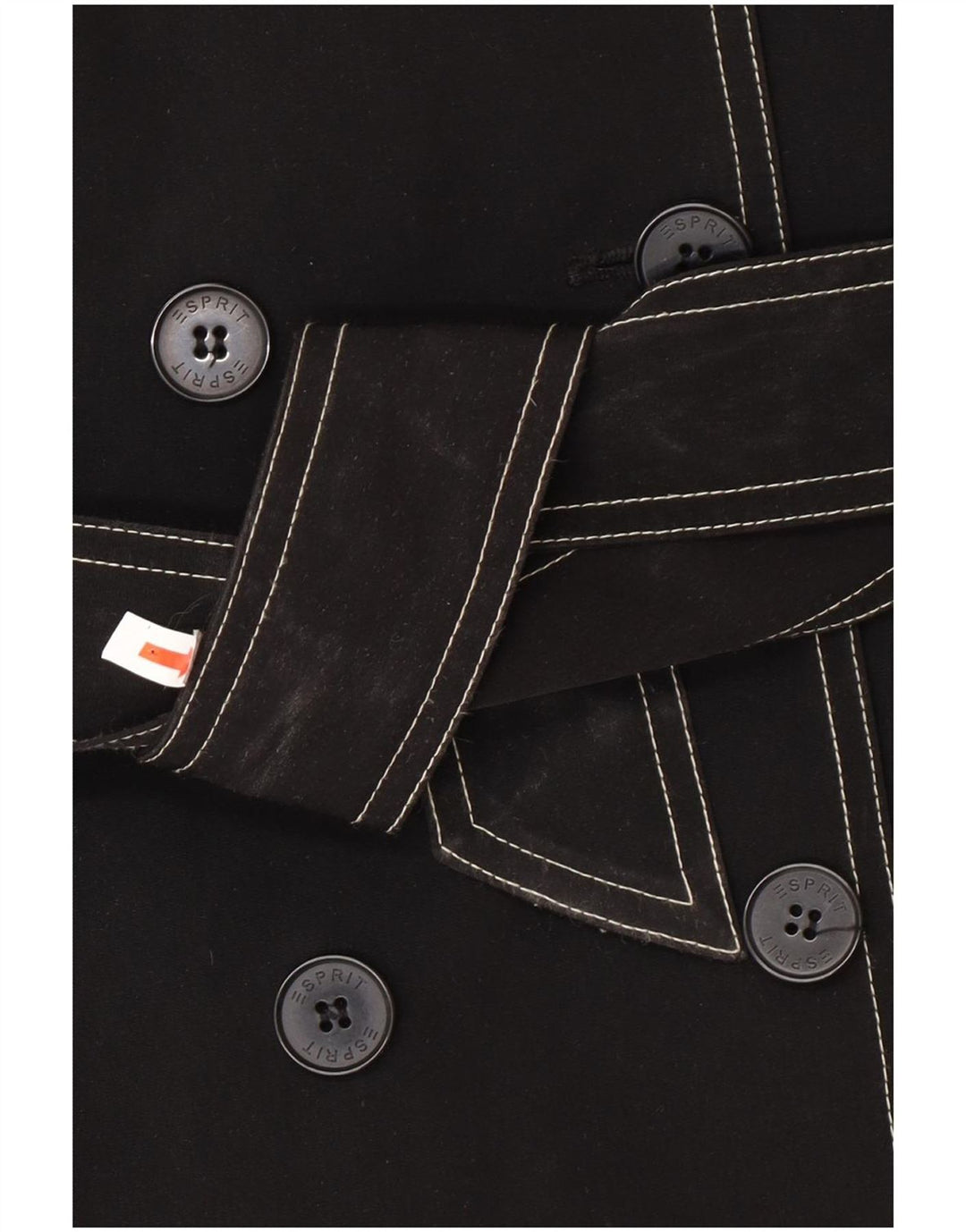 Esprit Mujer Sherpa Chaquetón UK 40 XL Poliéster Negro