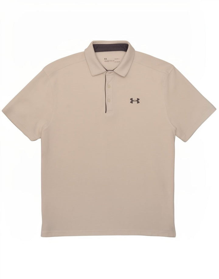 Polo Under Armour Hombre Grande Poliéster Blanco Deportivo