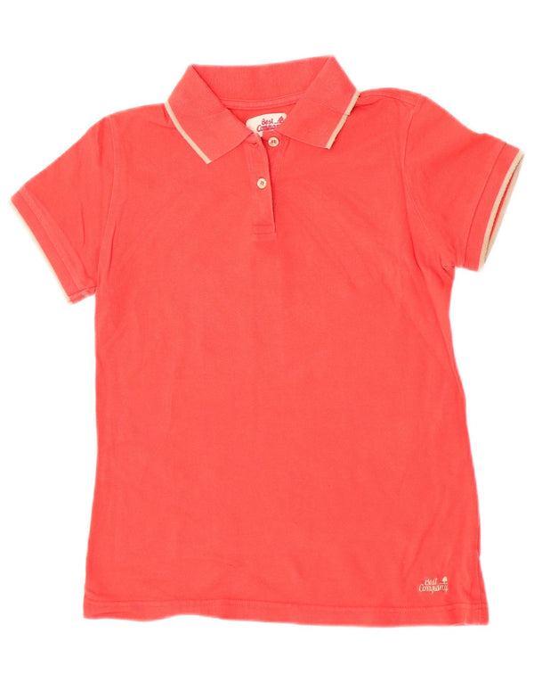 Best Company Polo para mujer UK 10 Small Red Cotton
