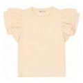 Zara Mujer Crop Blusa Top UK 12 Medio Off White Poliéster