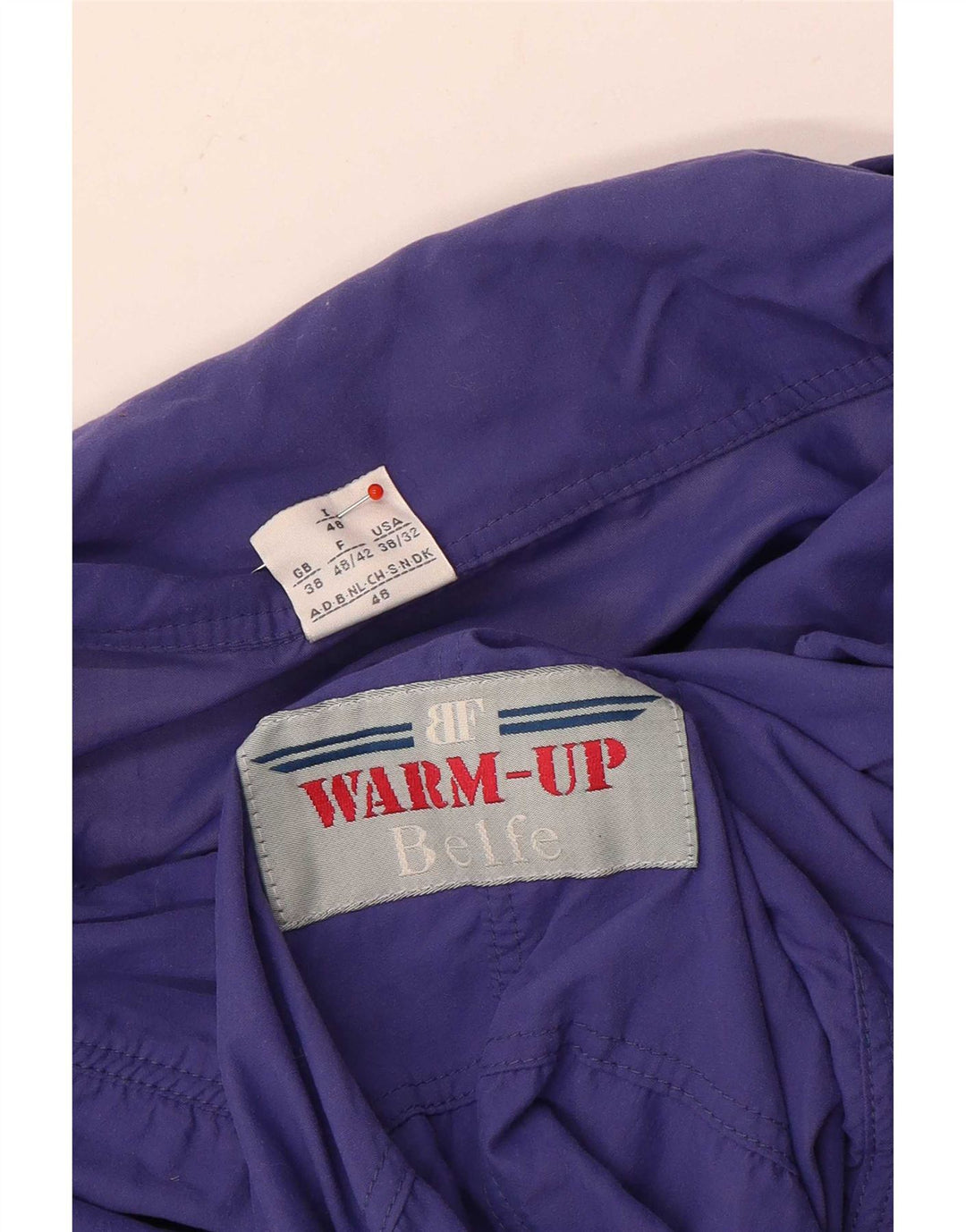 Belfe Chaqueta impermeable holgada para hombre UK 38 Medium Purple