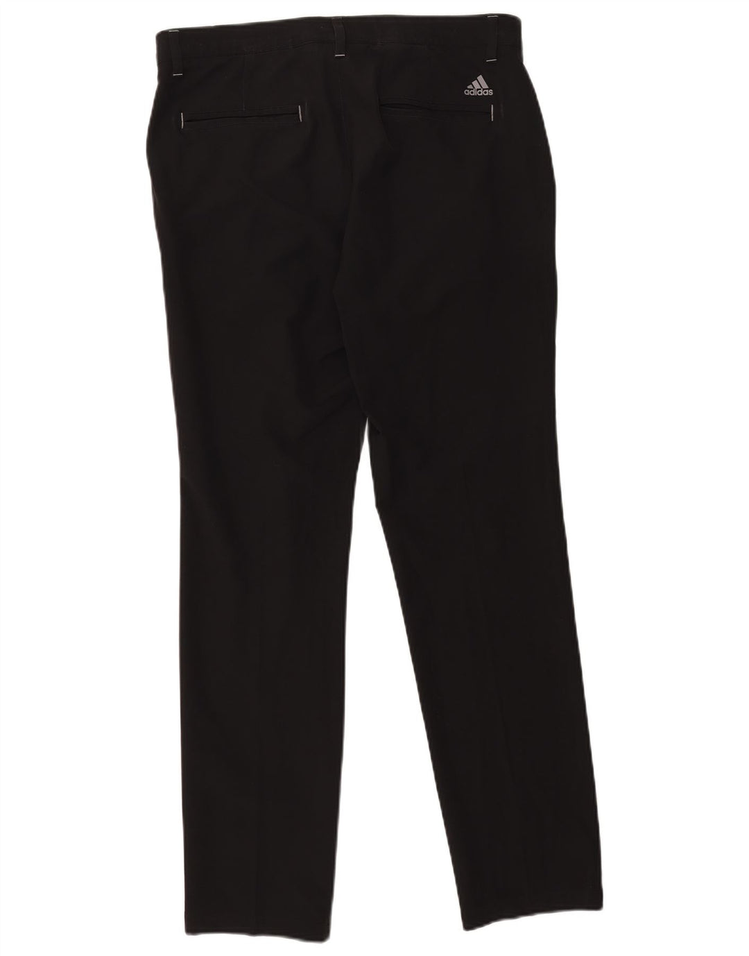 Pantalón chino recto Adidas para hombre W32 L32 Poliéster negro