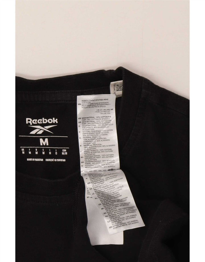 Camiseta Reebok Hombre Top Medium Negro Algodón