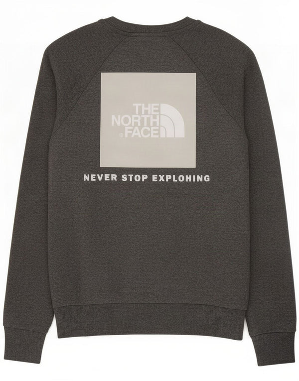 The North Face Sudadera Gráfica Para Hombre Jersey Pequeño De Algodón Con Motivos Grises