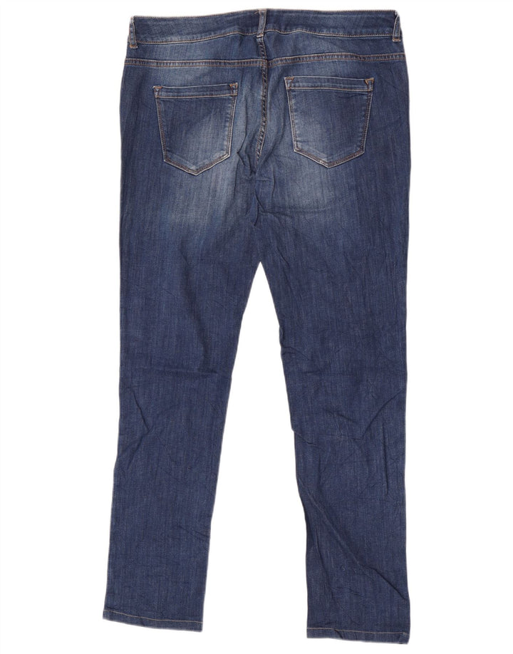 Massimo Dutti Vaqueros Slim Fit Mujer W36 L31 Azul Marino
