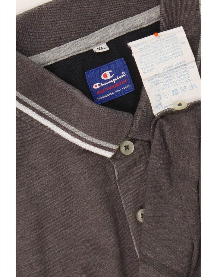 Champion Polo Hombre XL Algodón Gris
