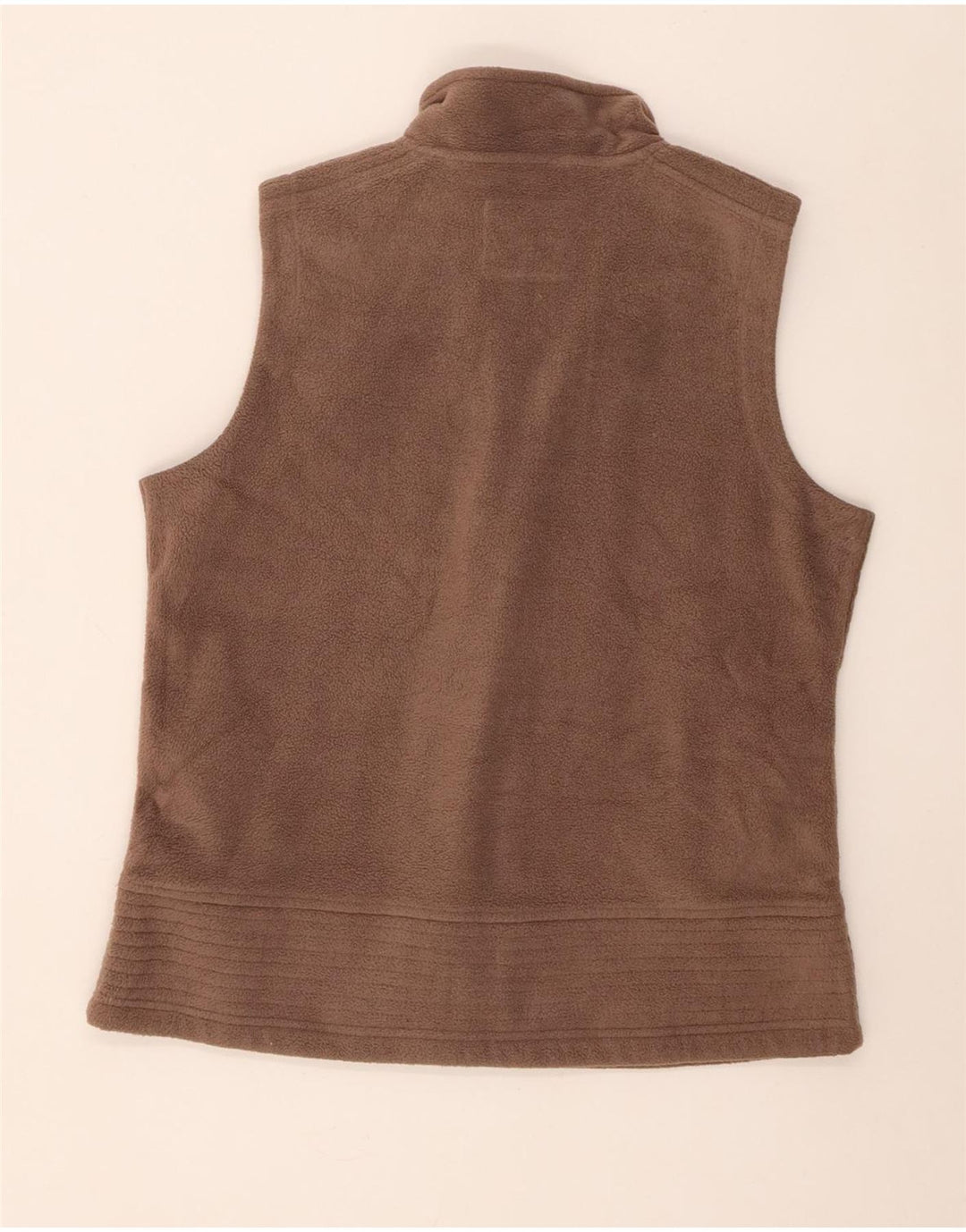 M&Co Chaleco polar para mujer UK 46 Grande Poliéster marrón