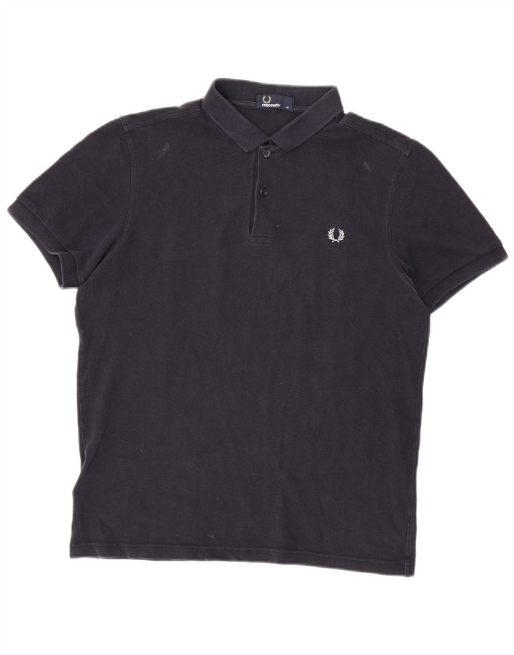 Polo Fred Perry Hombre Algodón Azul Marino Medio