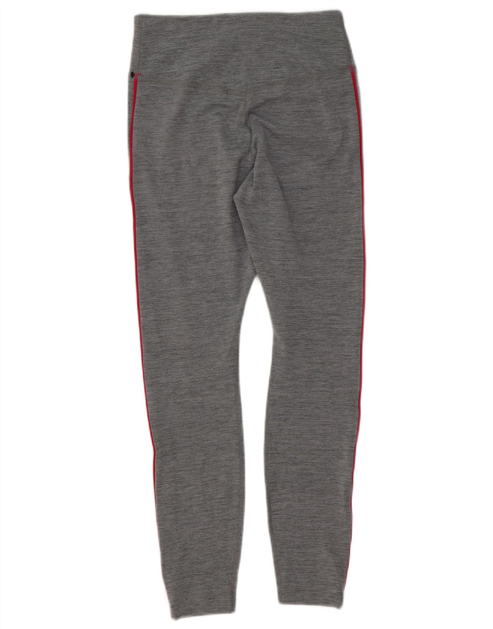 Nike Dri Fit Graphic Leggings para mujer, talla 10, poliéster gris pequeño