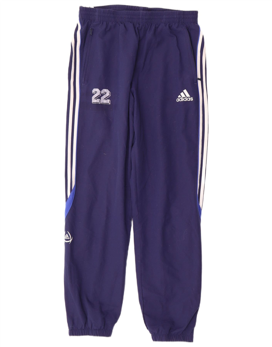 ADIDAS Pantalones de chándal gráficos para hombre Joggers UK 42/44 Large Azul marino