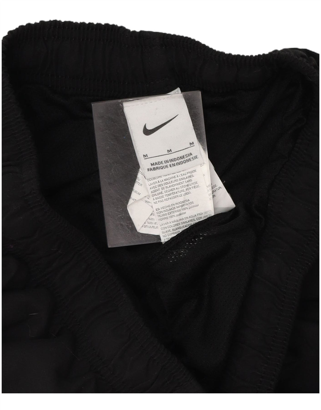NIKE Pantalones cortos deportivos para mujer UK 40 Mediano Negro Poliéster