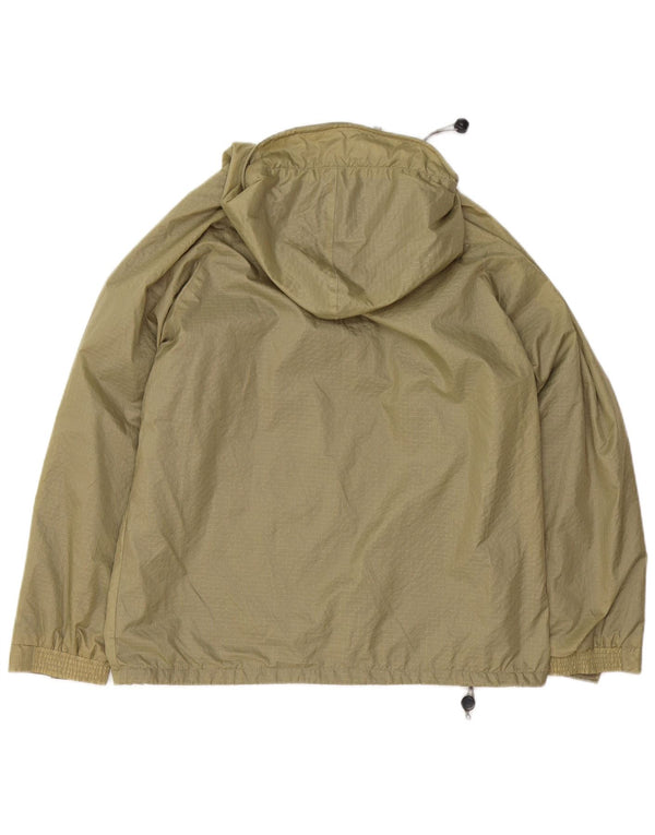 Invicta Chaqueta impermeable con capucha de gran tamaño para mujer UK 12 Medium Khaki Gingham