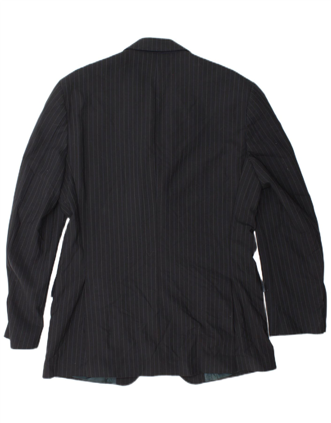BOGGI Chaqueta tipo blazer de 3 botones para hombre IT 50 Large Lana a rayas negras