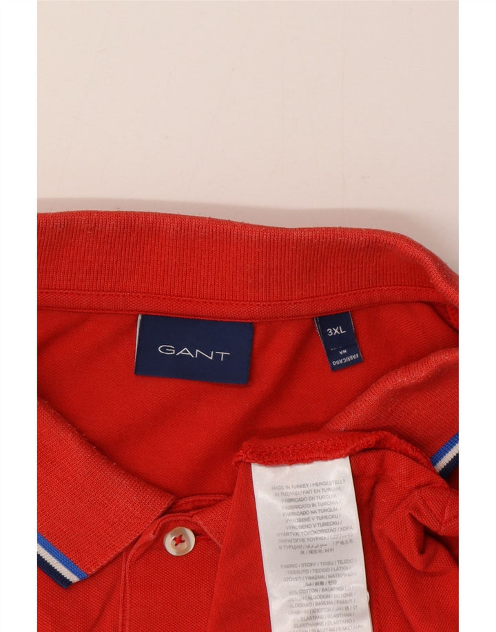Gant Polo Hombre 3XL Algodón Rojo