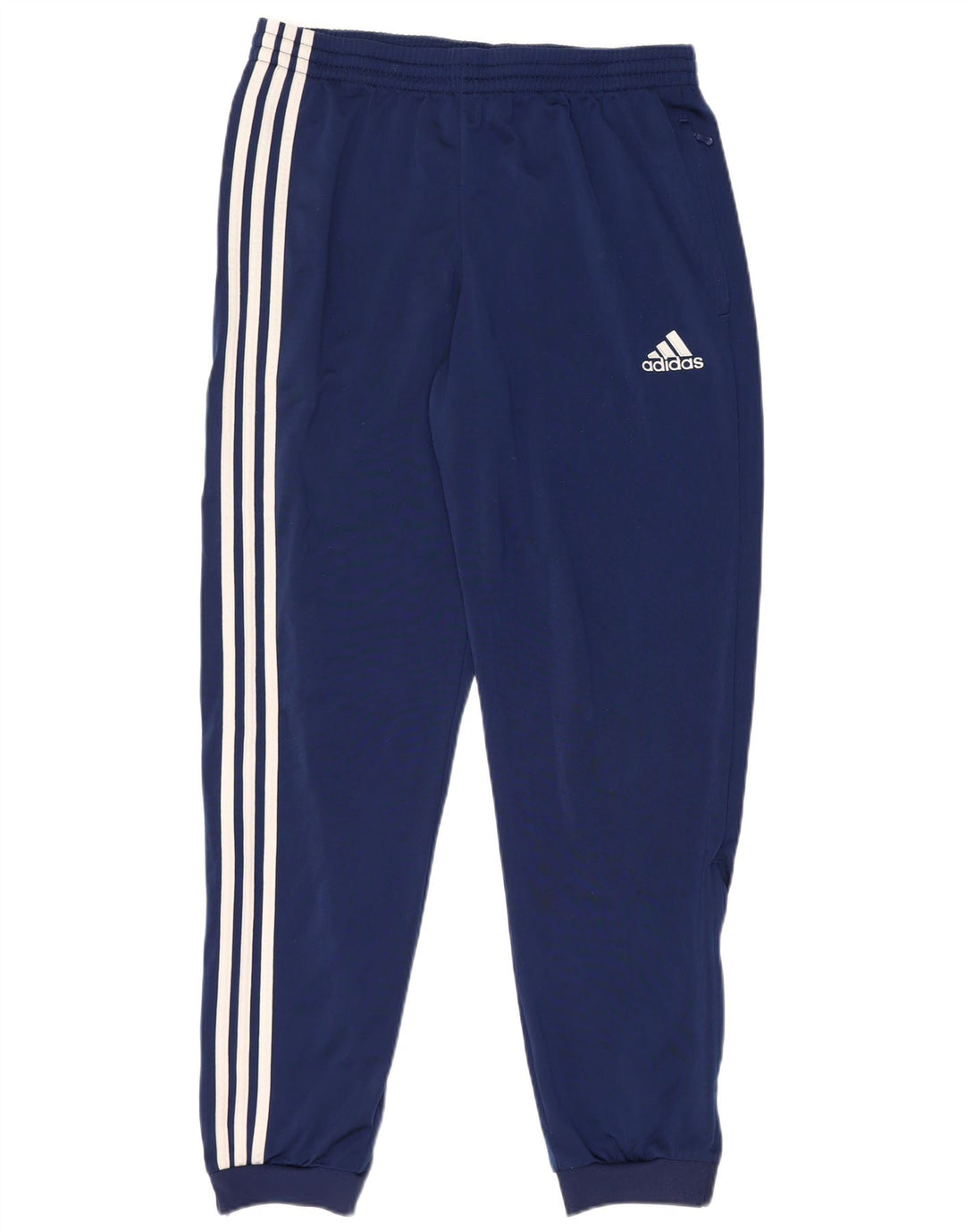 ADIDAS Pantalones de chándal para hombre Joggers UK 40/42 Medio Azul marino Poliéster