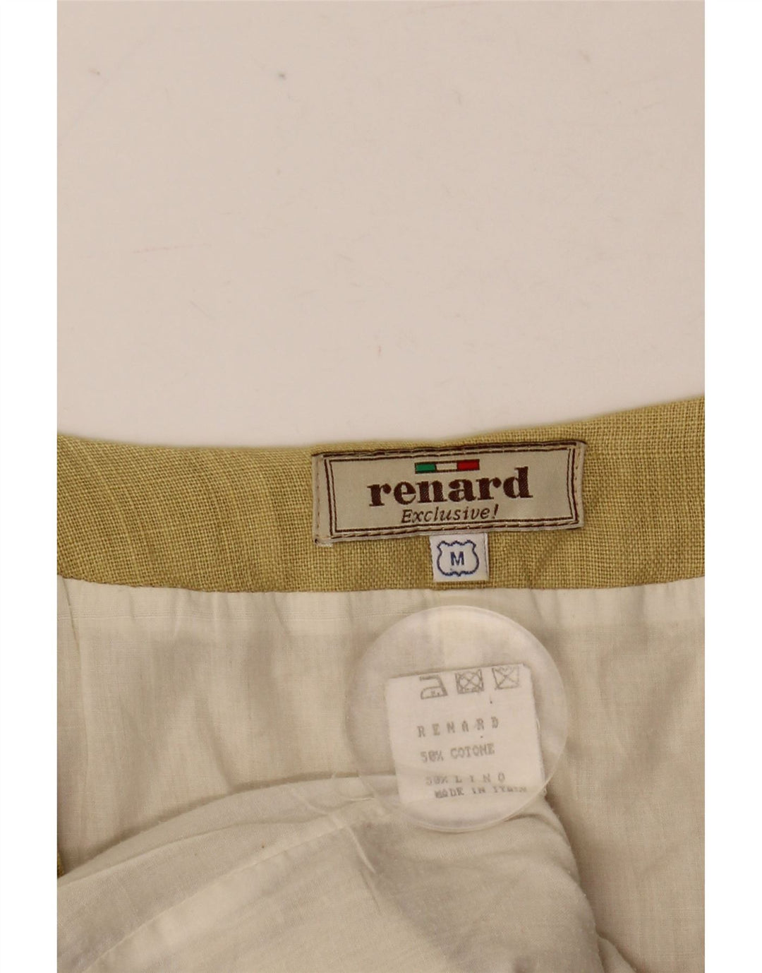 Renard Chaleco utilitario para hombre UK 38 Algodón beige medio