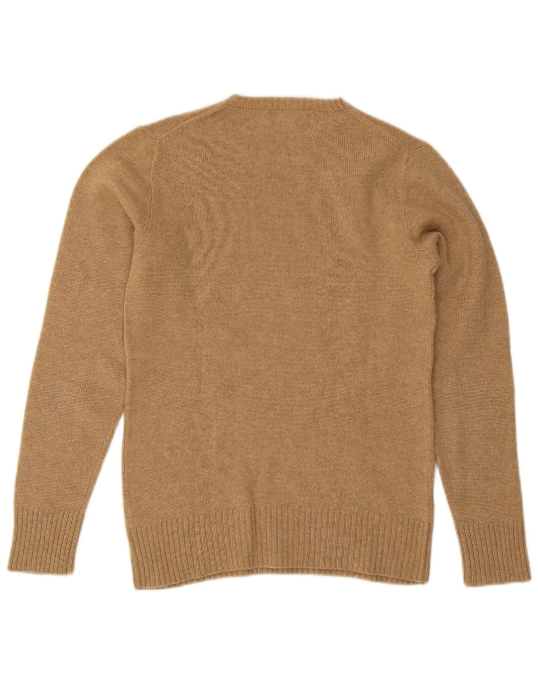 POLO RALPH LAUREN Boys Crew Neck Jumper Sweater 15-16 Years XL Beige Wool Vintage Polo Ralph Lauren and Second-Hand Polo Ralph Lauren from Messina Hembry 