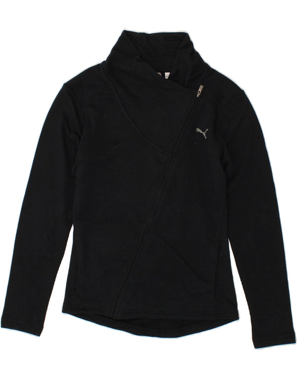 PUMA Chaqueta de chándal para mujer UK 10 Small Black