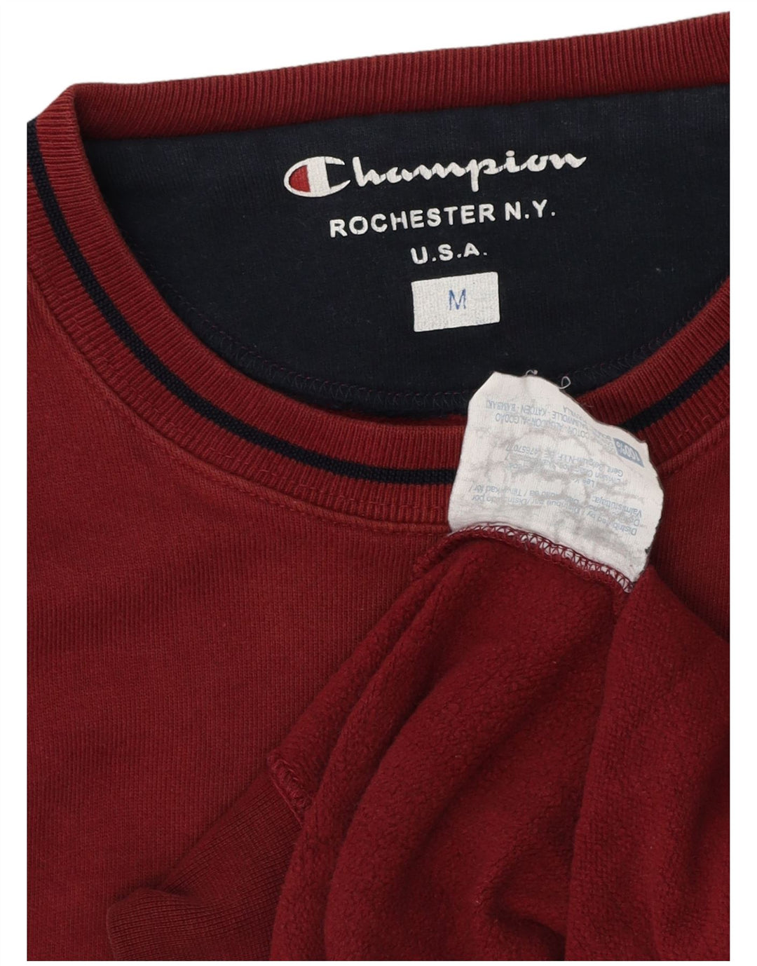 Champion Sudadera Jumper Medium Borgoña Algodón Hombre