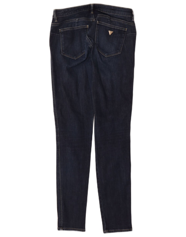 Guess Mujer Curve X Skinny Jeans W28 L30 Algodón Azul Marino