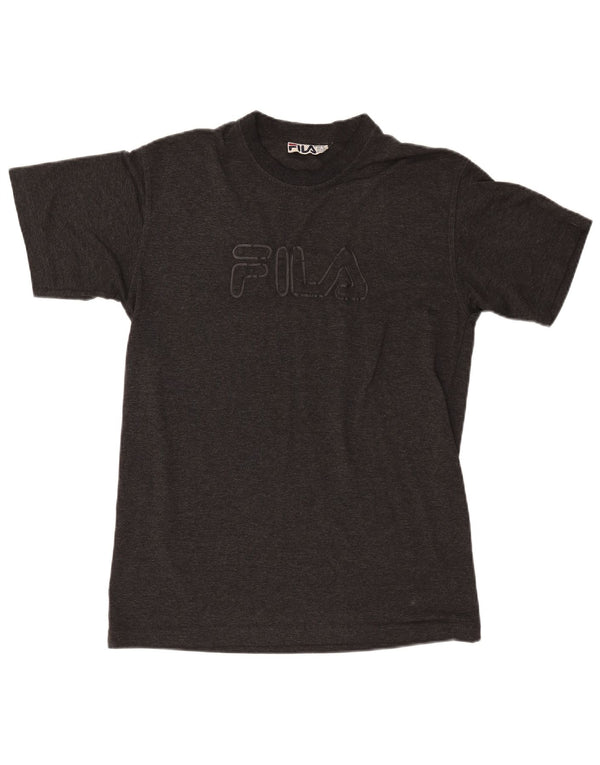 FILA Camiseta gráfica para niño Top 13-14 años XL Algodón negro