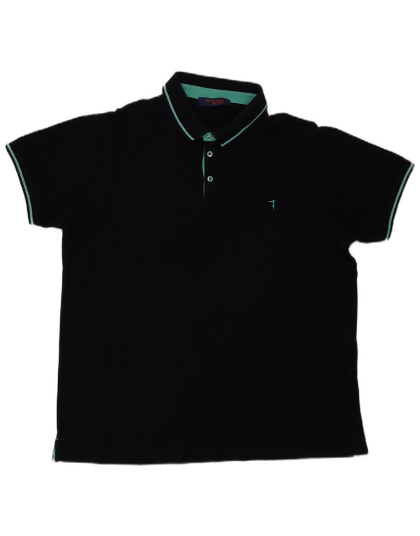 Polo Trussardi Jeans Hombre XL Negro