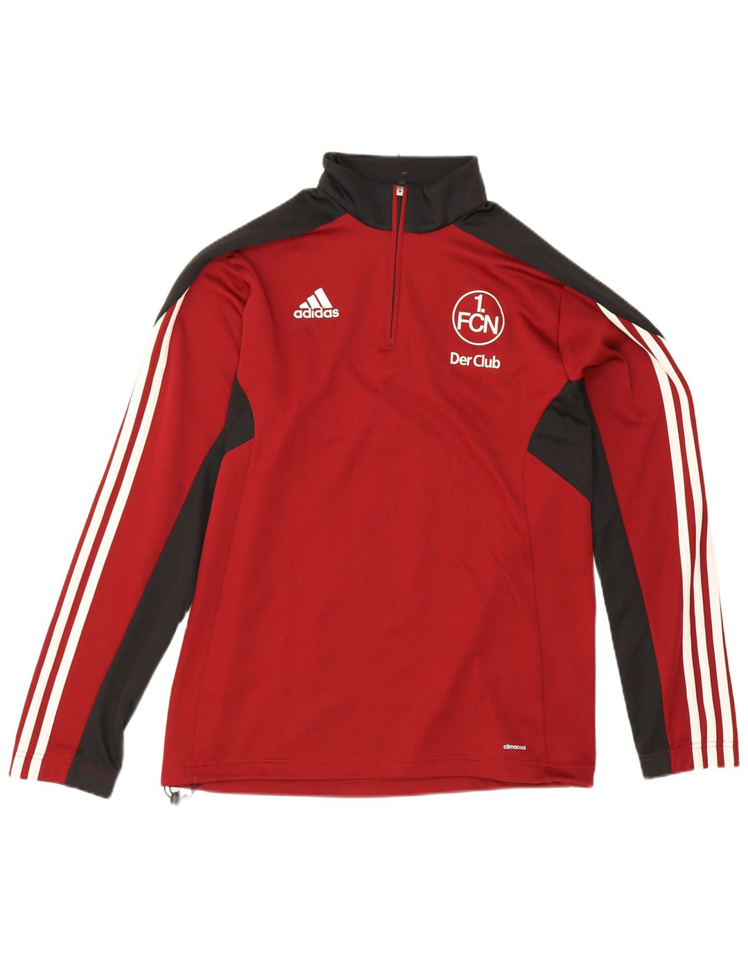 Adidas Hombre Climacool Graphic Top Manga Larga Medio Rojo Colorblock