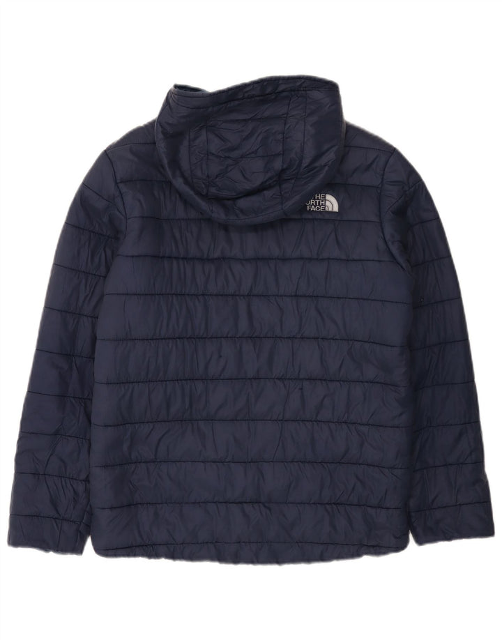 THE NORTH FACE Chaqueta acolchada con capucha para niños 11-12 años Grande Azul marino