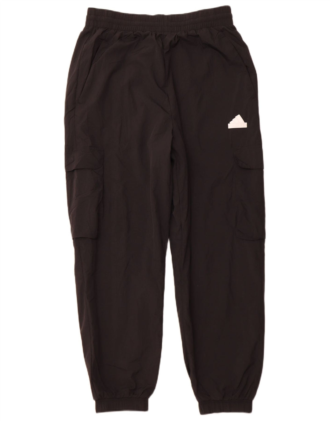 ADIDAS Mujer Cargo Chándal Pantalones Joggers UK 14 Mediano Negro