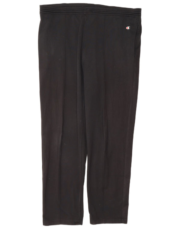 Champion Pantalón De Chándal Para Hombre Grande Poliéster Negro