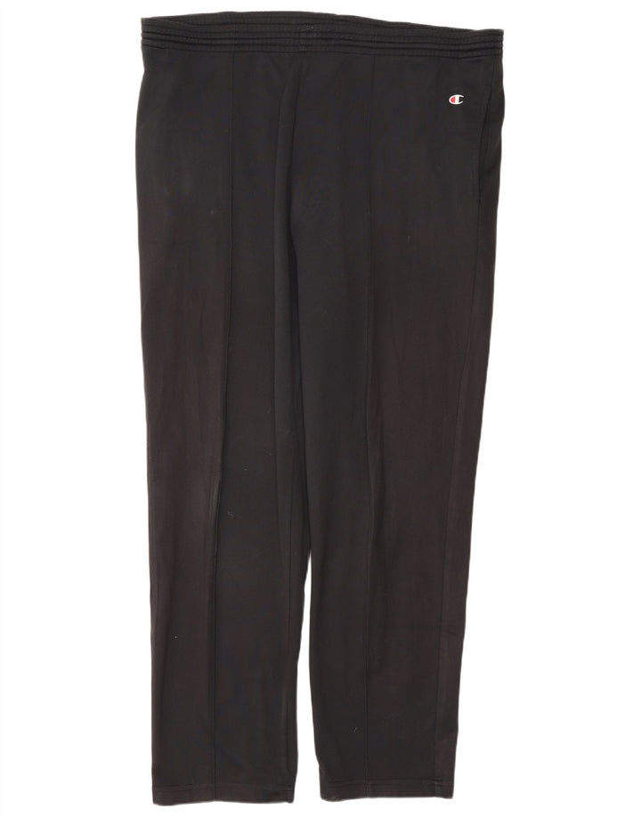 Champion Pantalón De Chándal Para Hombre Grande Poliéster Negro